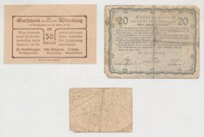 Ausztria 1919-1920. 9db-os Heller szükségpénz tétel T:vegyes (közte jobbak is)
Austria 1919-1920. 9...