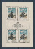Nemzetközi bélyegkiállítás, Prága kisív, International Stamp Exhibition, Prague minisheet
