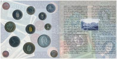 1997. 50f-200Ft 10klf db, benne 200Ft Ag "Deák", szettben T:BU