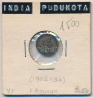 Indiai Államok / Pudukkottai 1886-1947. 1A Cu T:2 Indian States / Pudukkottai 1886-1947. 1 Amman Cu C:XF