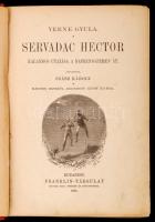 2 db könyv-Verne Gyula: serdavac Hector kalandos utazása a Naprendszeren át. Bp., 1896, Franklin-Tár...