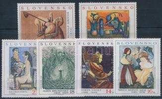 2001-2005 6 klf Festmény bélyeg, 2001-2005 Paintings 6 diff stamps