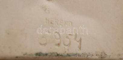 Herendi Lenin porcelán büszt, fehér mázas, hibátlan, jelzett(mélynyomás), m: 16 cm