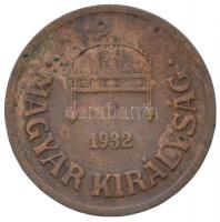 1932. 2f Br (3.27g) T:2- /
Hungary 1932. 2 Fillér Br (3.27g) C:VF
Adamo P2