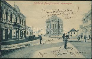 Beregszász, Berehove; Werbőczy tér, zsinagóga, W. L. Bp. 6046 / synagogue (r)
