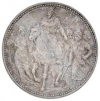 1896KB 1K Ag "Millenium" jó állapotban lévő eredeti bordó "Milleniumi Koronaérem - 18...