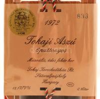 1972 Tokaji Aszú 6 puttonyos muzeális édes fehér bor, palackozta: Tokaj Kereskedőház Rt. Sátoraljaúj...