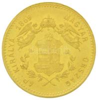 1869GYF Dukát Au "Ferenc József" Gyulafehérvár (3.51g/0.986) T:2 /
Hungary 1869GYF Ducat ...