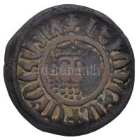 Örményország 1199-1226. Bronzpénz "I. Leó" (5,93g/28mm)) T:2-,3 Armenia 1199-1226. Bronze coin "Levon I" (5,93g/28mm) C:VF,F