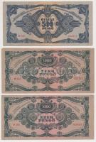 1936-1946. 10db-os pengő tétel 10P-100.000.000P közötti címletekkel, három bankjegyen "MNB&quot...