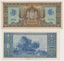 1936-1946. 10db-os pengő tétel 10P-100.000.000P közötti címletekkel, három bankjegyen "MNB&quot...