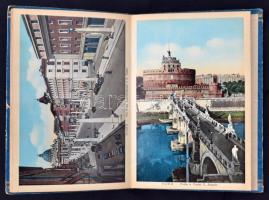 Roma 32 Vedute a Colori Parte I. Képes leporelló Róma városáról. Öt nyelvű leírásokkal. Kopott papír...