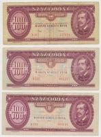 1969-2007. 10db-os vegyes magyar bankjegy tétel, 10Ft-200Ft közötti címletekkel T:III