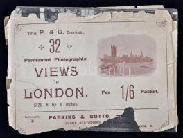 32 Permanent Photographic Views of London. The P. & G. series. Parkins & Gotto. 32 fekete-fe...