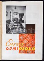 Emercé Gumipadló. Budapest, 1930-as évek, Magyar Ruggyantaáruház Részvénytársaság.Tűzött papírborító...