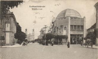Székesfehérvár, Rákóczi út, zsinagóga és Deutsch Manó áruháza