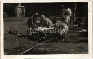 7 db RÉGI motívumlap; Myanmar, Rangoon, Ceylon folklór, Supka Ferenc felvétele / 7 old motive cards; Myanmar, Rangoon and Ceylon folklore, photos