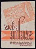 GKI Zsebatlasz. Budapest, É.N., Geodéziai és Kartográfiai Intézet. Tűzött papírkötés, 32 p.