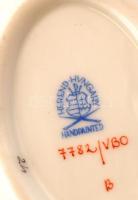 HerendiViktória kis tálka, kézzel festett, jelzett, hibátlan, 8×5 cm