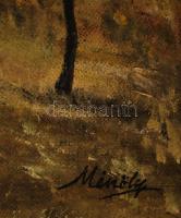 Mészöly jelzéssel: Erdőszél. Olaj, vászon, sérült keretben, 60×80 cm