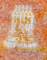 Zsolnay sárkányos tál,  eozin mázas, hibátlan, jelzett, m:12 cm, 26×21 cm