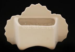 Kalocsai "Beda és Tsa" feliratú névjegykártya tartó, kézzel festett, jelzett, hibátlan, 12...