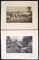 1915 Az Érdekes Ujság háborús albuma. 2 füzet. Szerk. Kabos Ede. Bp., [1915], Légrády Testvérek. 12 ...