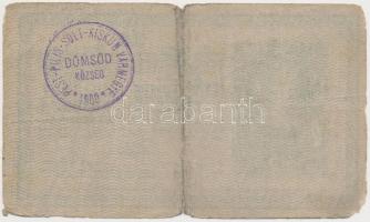 1918. 25K "3136" 3mm, hullámos hátlappal, hamis "Pest-Pilis-Solt-Kiskun Vármegye Döms...