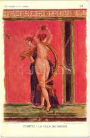 Pompei, La Villa dei Misteri - 5 old unused erotic art postcards