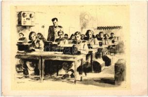 18 db MODERN használatlan második világháborús magyar katonai grafikai lap;, Képzőművészeti Alap Kia...