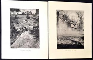 1915 Az Érdekes Ujság háborús albuma. 6 füzet. Szerk. Kabos Ede. Bp., [1915], Légrády Testvérek. 12 ...