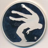 Papp László (1947-) 1992. "Barcelonai Olimpia- Magyar Csapat" Ag emlékérem dísztokban (31,...