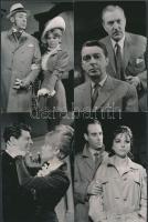 Ismert színészekről készült fotólapok, 13 db, többek között: Karády  Katalin, Tolnay Klári, Páger An...