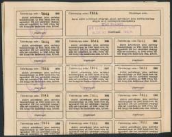 Szeged 1921. "Első Szegedi Cipő-, Csizma- és Papucsipari Szövetkezet" üzletrészjegye 1000K...