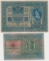 1902. 1000K piros "MAGYARORSZÁG" körbélyegzővel és hamis "Temes Vármegye Vejte Község...