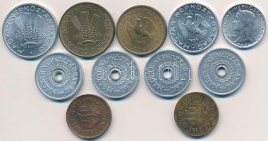 1947. 2f Cu-Zn (2x) + 1952-1963. 2f Al (4x) + 1970. 5f Al + 1946. 10f Cu-Zn  + 1959. 10f Al + 1946. ...