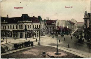 Nagyvárad, Oradea; Bémer tér, Wéber testvérek üzlete, kiadja Bettelheim Miksa és Társa / square, shops