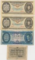 Vegyes, 19db-os magyar papír és fémpénz tétel közte 1849. 30kr bankjegy, 1896KB 1f T:vegyes