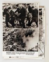 cca 1960-70 Katasztrófák a világ minden tájáról, MTI fotók, 14db, cca  20x27cm