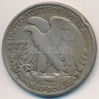 Amerikai Egyesült Államok 1942S 1/2$ Ag T:2-,3 ph. USA 1942S 1/2 Dollar Ag C:VF,F edge error Krause KM#142