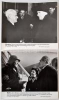 cca 1960-70 Politikusok, MTI fotók a világ minden tájáról. Érdekes körtörténeti forrás. 55db, cca  2...