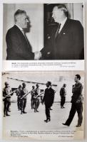 cca 1960-70 Politikusok, MTI fotók a világ minden tájáról. Érdekes körtörténeti forrás. 55db, cca  2...