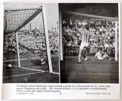 cca 1960-70 Retró foci, MTI fotók 7db, cca 20x27cm