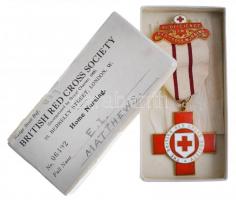 Nagy-Britannia 1914. "Brit Vörös Kereszt Szervezete Ápolási Osztály Kitüntetés" aranyozott...