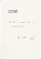 1968 Jankovszky György(1946-): Budapest, Kerepesi temető, 2 db, feliratozva, aláírt, pecséttel jelze...