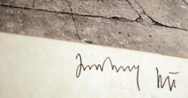 1983 Jankovszky György(1946-): New York, feliratozva, aláírt, pecséttel jelzett, kartonra kasírozva,...