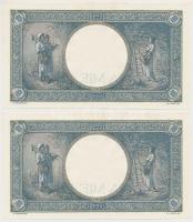 Románia 1943. 1000L (2x) sorszámkövetők T:I,I-
Romania 1943. 1000 Lei (2x) sequential serials C:UNC...