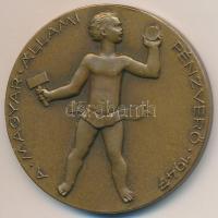 1947. "A Magyar Állami Pénzverő / Bort, búzát, békességet kíván az új esztendőben" Br emlé...