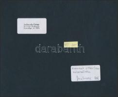 1983 Jankovszky György(1946-): Budapest, VIII. kerület, Práter utca, Halászkert, feliratozva, aláírt...