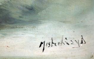 Mesterházy Dénes (?-?): Orgonás csendélet. Olaj, vászon,  40×50 cm